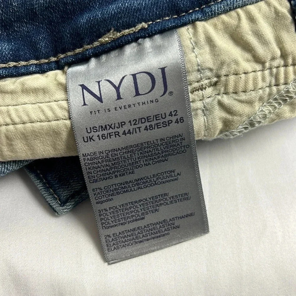 NYDJ Women’s Lift x Tuck Technology Girlfriend Stretchy Ankle Jean - Picture 6 of 10